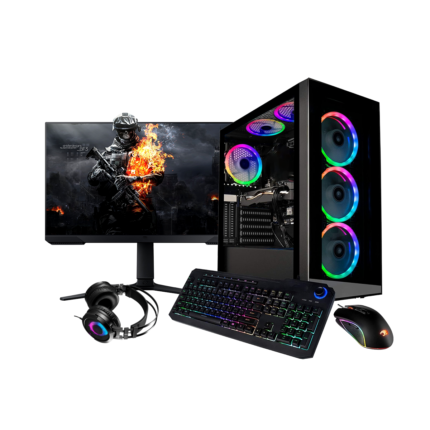 Gaming Bundle | Core i5 | 16GB | 256GB SSD+1TB | GTX1050Ti | Black Raider