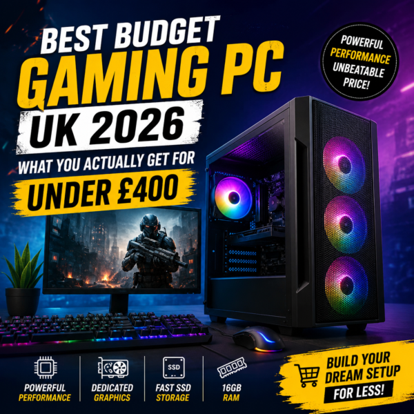 Best Budget Gaming PC UK 2026: What You Actually Get for Under £400
